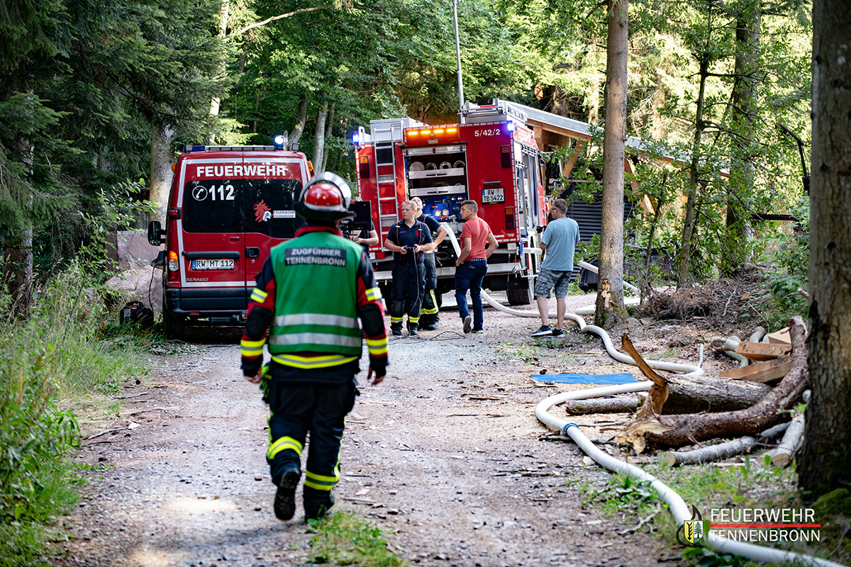 GROSSÜBUNG AUF DEM METALACKER FESTIVAL TENNENBRONN